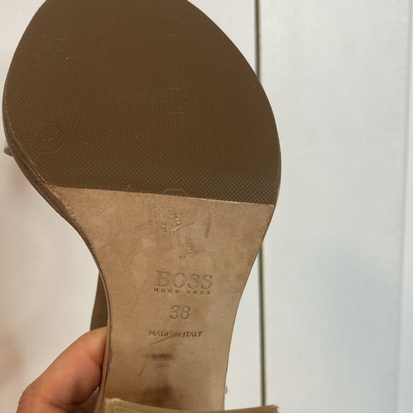 Hugo Boss | Women's Three-Tone Heeled Sandals - Made in Italy - 38/7.5 - Picture 7 of 7